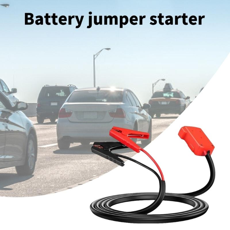 Jumper Cable Clamps for 18V Battery Jumper Starter, Automotive Boosters Cable 8AWG Cable Power Tool Line