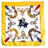 Used RareCarre 90 SAMOURA Samurai with Box Silk Scarf Japanese Pattern