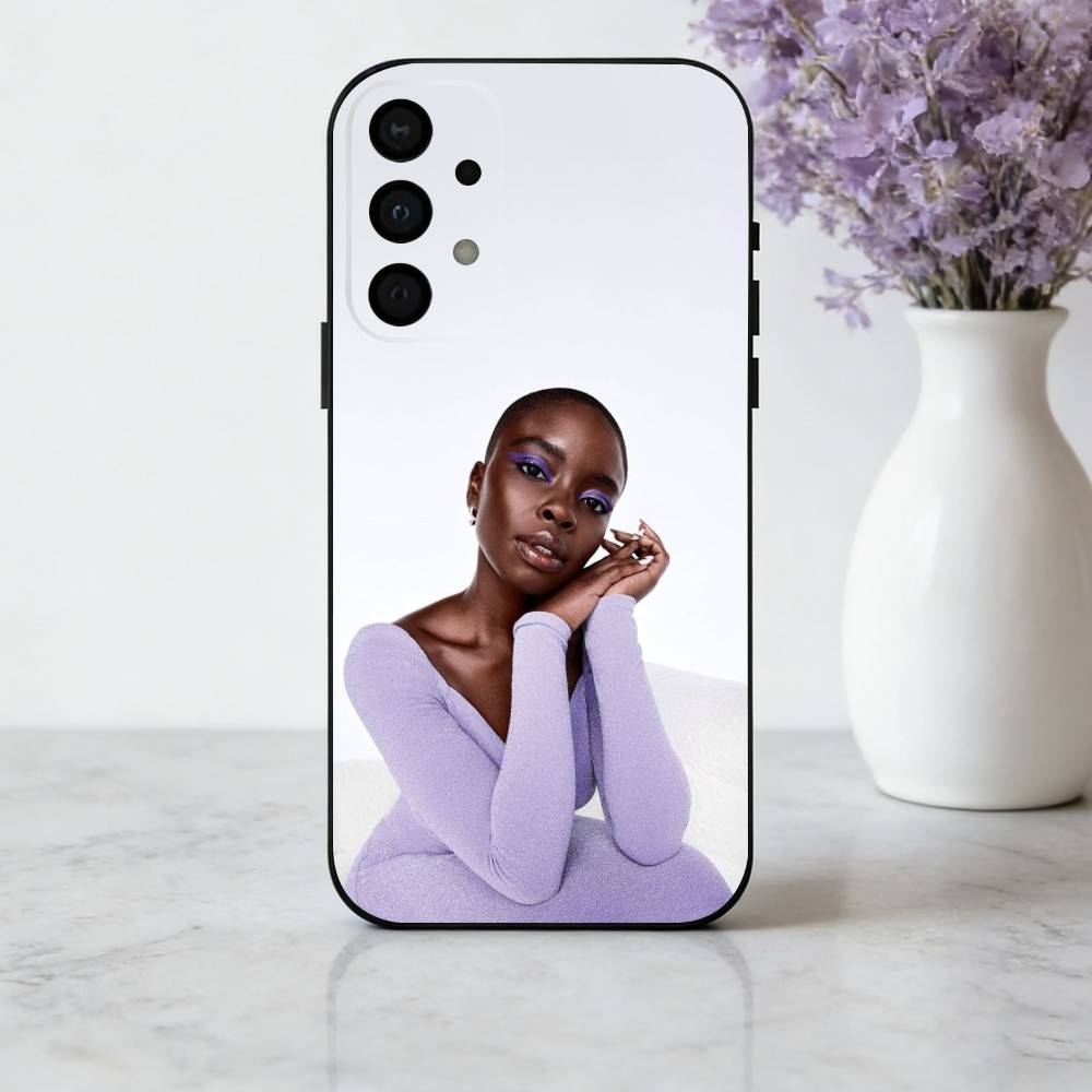 Radiant J-Joy S-Sunday Actress phone Case For Samsung Galaxy A73,A72,A71,A70,A53,A52,A51,Others Soft Black Shell