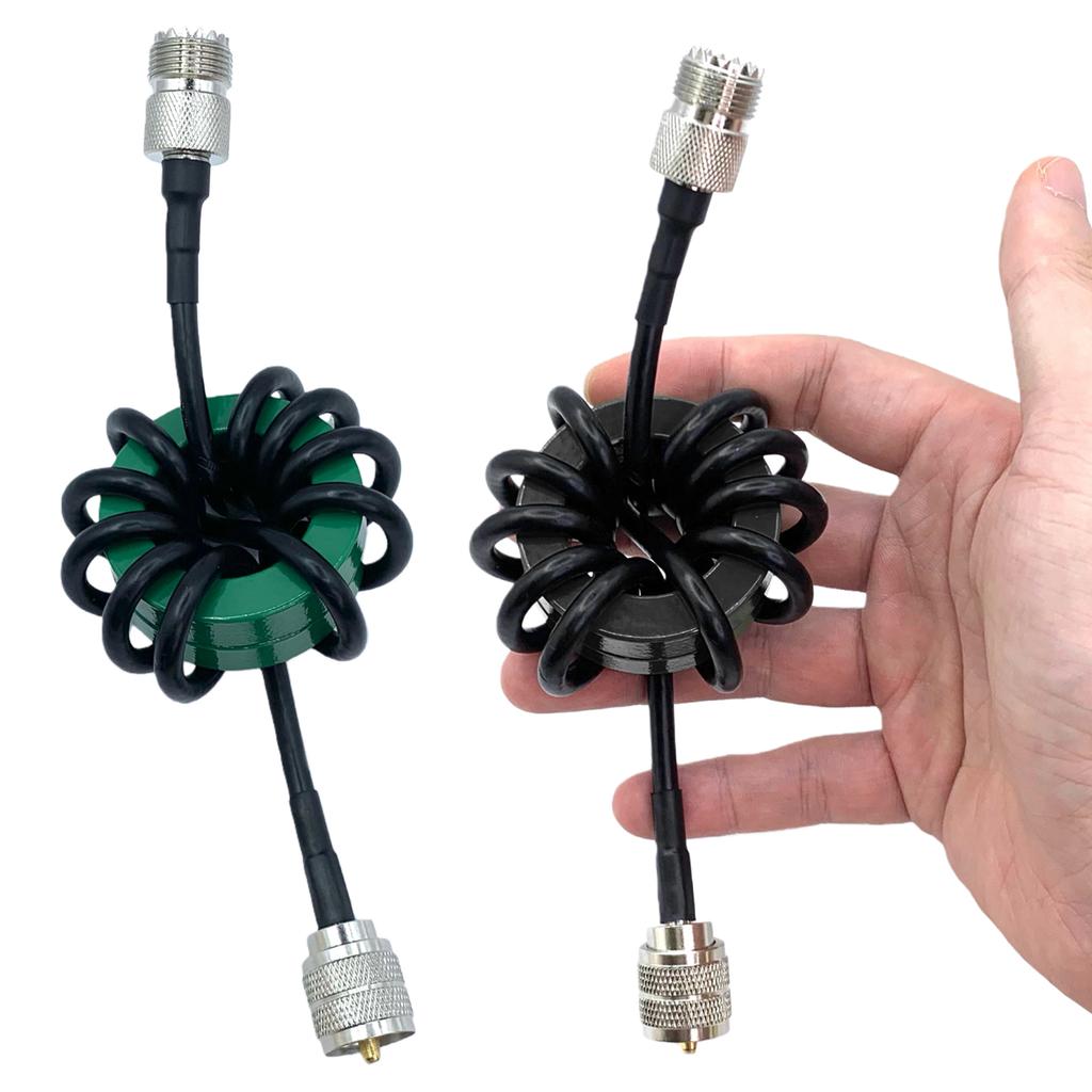 1.8-30 MHz 200W Shortwave Choke Coil HF Choke Balun Magnetic Core for HF Short-wave Radio 1:1 Current Type Balun