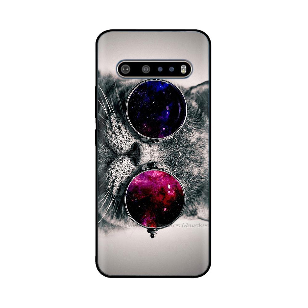 Für LG V60 ThinQ Hülle 6,8" Weiches Silikon TPU Handyhülle Funda Für LG V60 ThinQ 5G V 60 Rückseite lgV60 ThinQ coque Bumper Schale