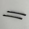 Cubic Sil Hair Pin - Grey