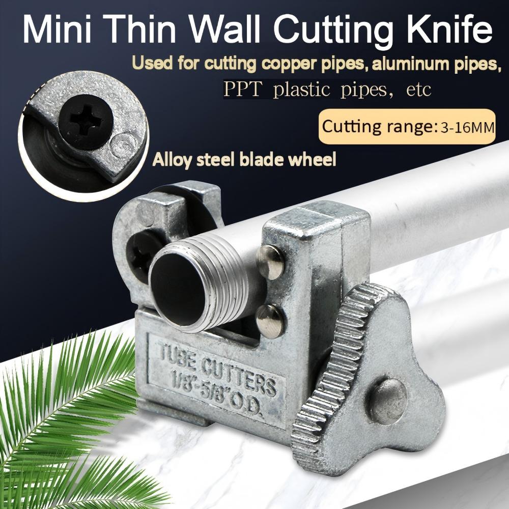 Mini Pipe Cutter Tube Cutter Copper Brass Aluminium Stainless Steel Pipes Cutting Tool 3-16mm Refrigeration Repair Tool