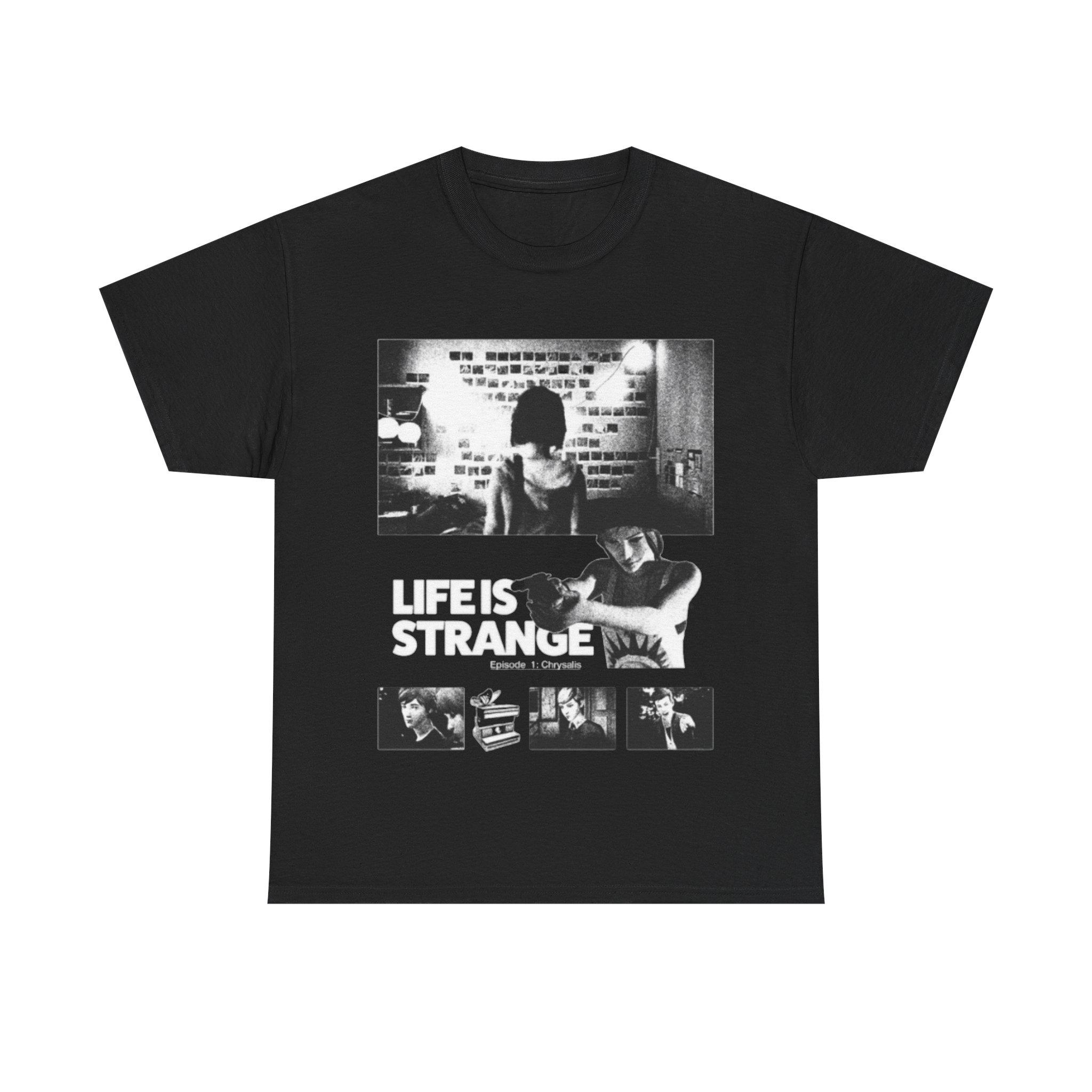 Life Is Strange Inspired Gaming Brutalism Graphic 2026 Summer Cotton TShirt Comfortable HighQuality ION Y2K S