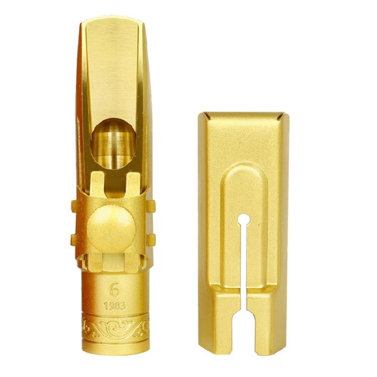 Brass Saxophone Mouthpiece Replacement Metal Eb Sax Mouthpieces with Caps and Ligatures Musical Instruments Accessories