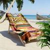 Books and Flowers Picnic Design Towel Beach towel quick-drying for travel outdoor sports jogging beach and swimming