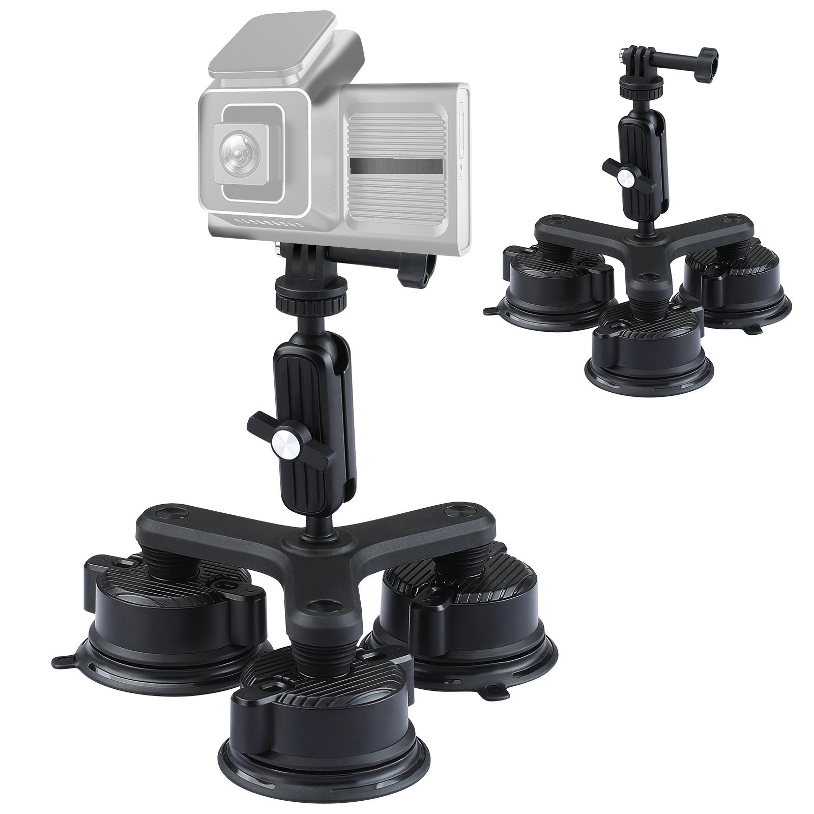 K01-3 Suction Cup Mount Action Camera Shooting Bracket Car Camera Support Stand A