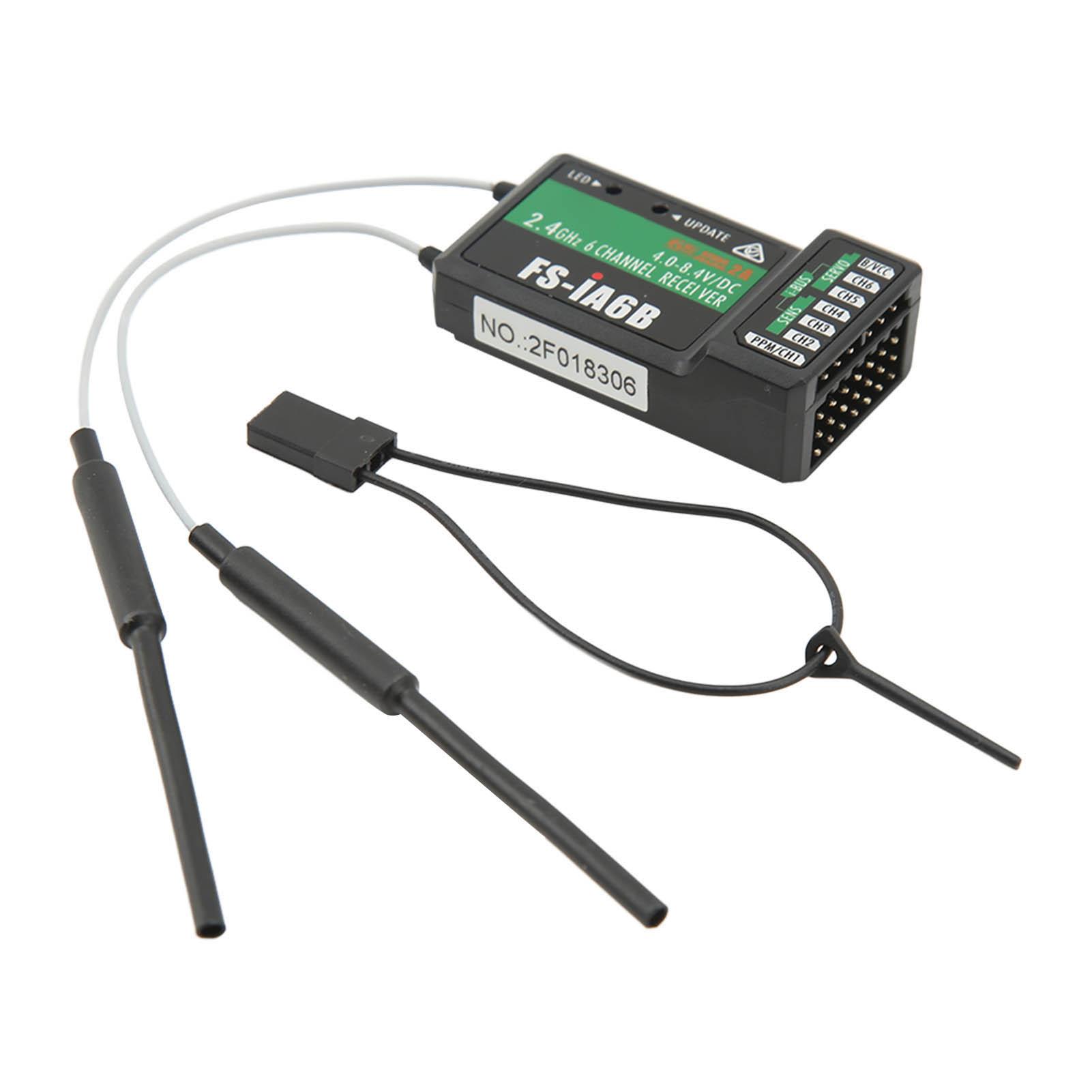 

FS IA6B Receiver 2.4G 6CH I BUS PPM Receiver for FS I4 FS I6 FS I10 FS GT2E FS GT2G Transmitter