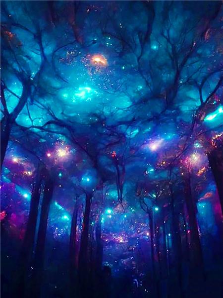 Diamond Painting New Collection Fantasy Waterfall Full Square/round Embroidery Mosaic Colorful Tree Landscape Home Decor