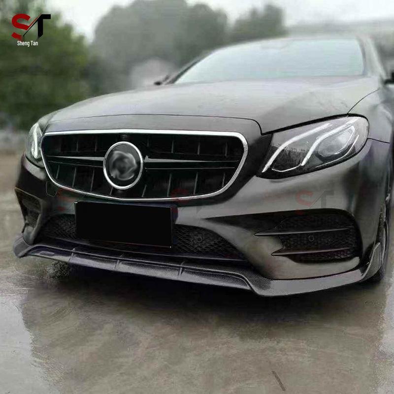 Mercedes-Benz E-Class W213 Sport Carbon Fiber Front Lip Spoiler