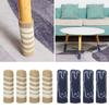 4Pcs Thickened Knitting Chair Foot Socks Non-slip Table Leg Feet Sleeves Furniture Floor Protector Cover Noise Reduction