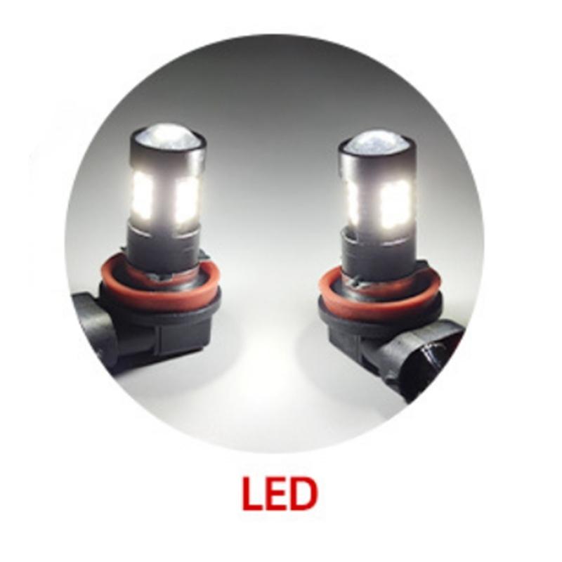Car Front Fog Lamp Halogen Light Bumper Light Assembly LED Lamp Beads For Toyota Corolla 2014-2017