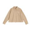 Chuyu Women's Color-Block Faux Two-Piece Cotton Shirt