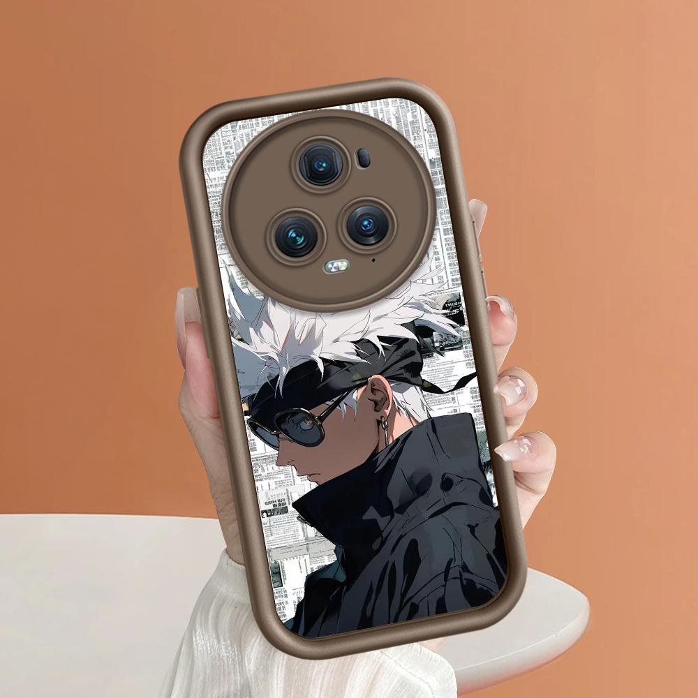 Soft Silicone Square Ladder Printing Pattern Phone Casing Full Cover Camera Shockproof Protection Rubber Case for Huawei Honor