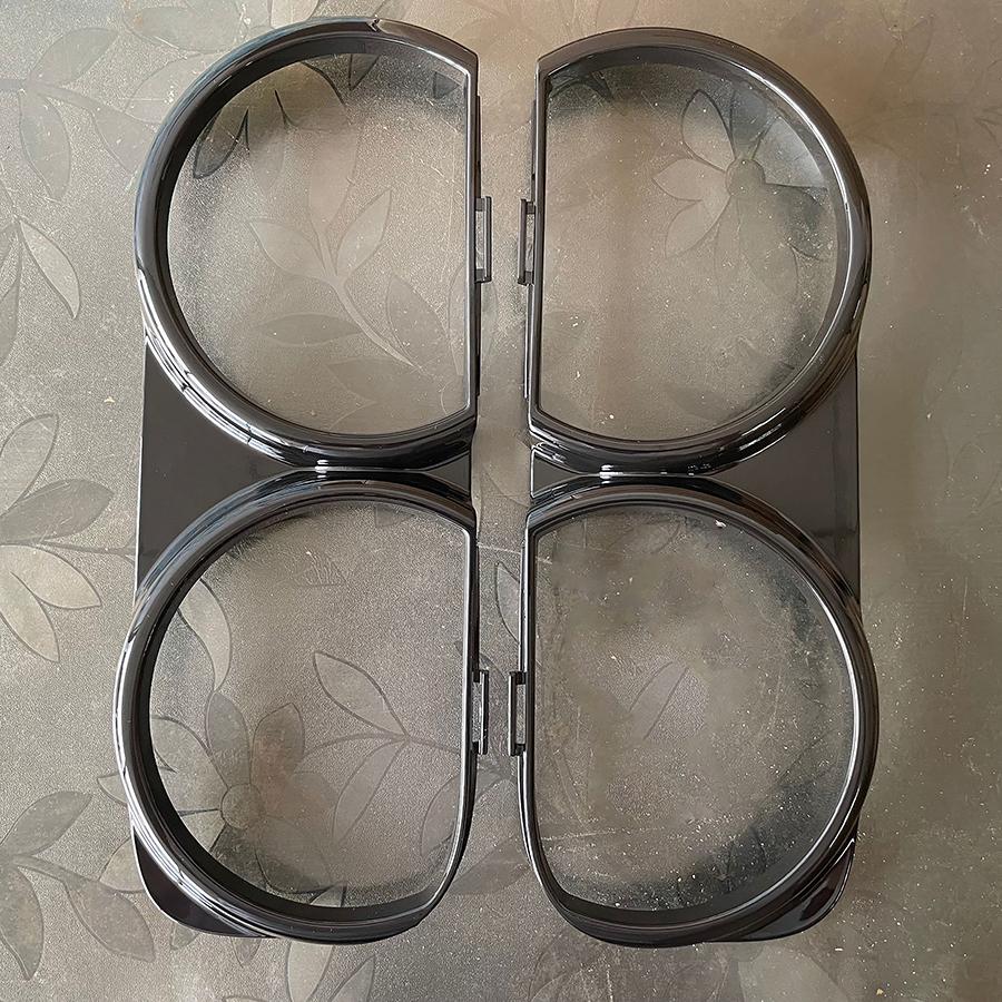 Front Headlight Lamp Bezel Trim LH LF & RH RF Pair for Dodge Challenger 2015-19