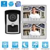 Telefone de Porta de Vídeo LCD 7" Kit Campainha Intercomunicador com Fio Sistema de Entrada Doméstica 1V2 815FC12