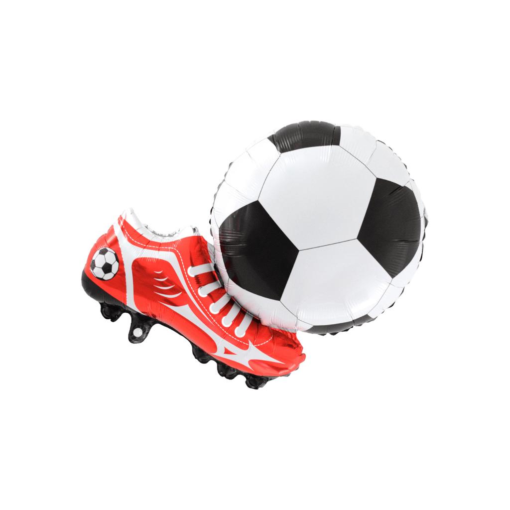 50st Aluminiumfolieballonger, Fotbollspartsdekorationer, Födelsedagsballonger