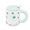 Cartoon Cute Rabbit Coffee Cup with Lid Creative Cup Ceramic Mug Girl Best Friend Home Gift Water Cup