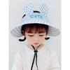 Children's Summer Plaid Sun Visor Hat