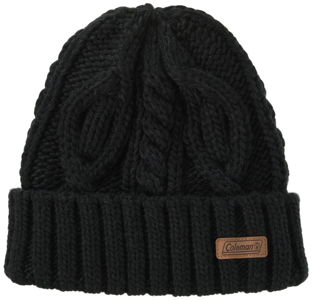 Coleman Knit Cap Black Free Size 492-0042