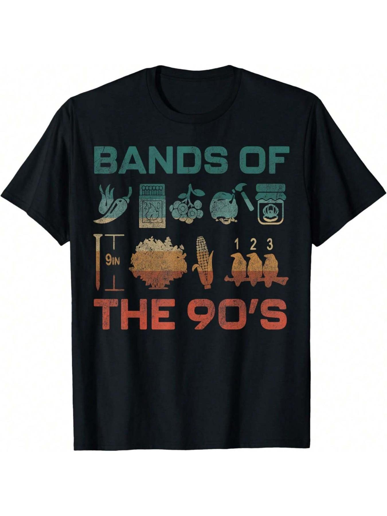 Retro 90s Pop Culture Graphic T-shirt S