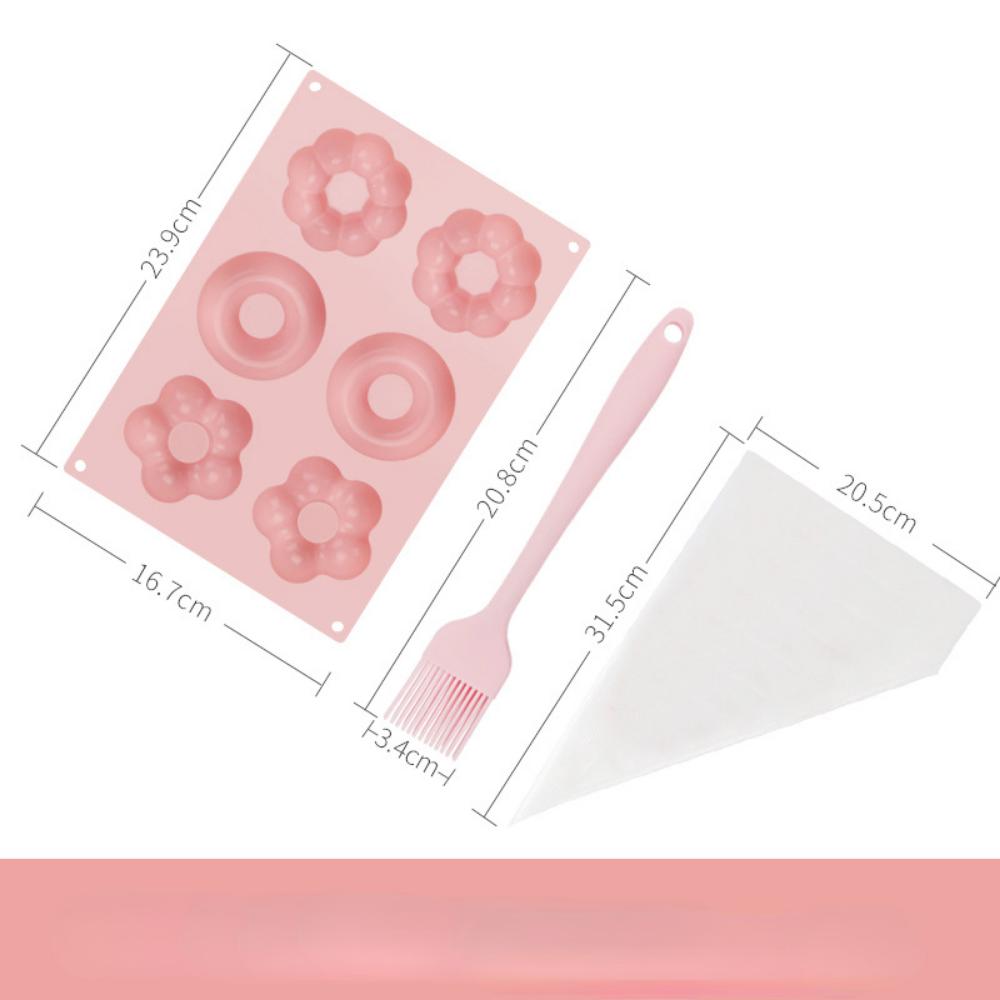 Donuts Rice Cake Cake Pudding Baby Food High Temperature Resistant Silicone Mold Oven Can Be Steamed Baked