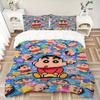 3pcs Crayon Shin-chan Duvet Cover Set - Machine Washable, Includes 1 Duvet Cover and 2 Pillowcases, No Core Included yy251022199