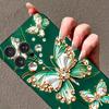Butterfly pattern phone case suitable for iPhone 17 16 15 14 13 12 11 Pro/Max/Plus anti drop and shockproof back cover