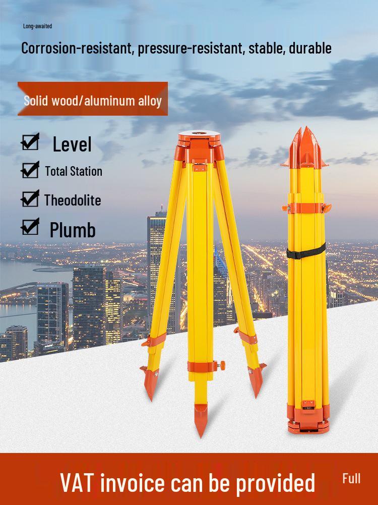 Total Station Tripod: Theodolite & Level Holder, Survey Instrument Accessory