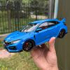 AUTOart 1:18 FOR HONDA CIVIC TYPE R FK8 2021 Car Model Alloy Collection Model GiftXF4