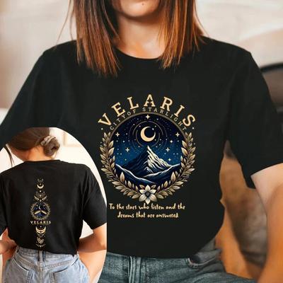 Velaris City of Starlight T-shirt ACOTAR T-Shirt The Night Court Tshirt Women Graphic T Shirts Vintage Tee SJM Merch Shirt Top