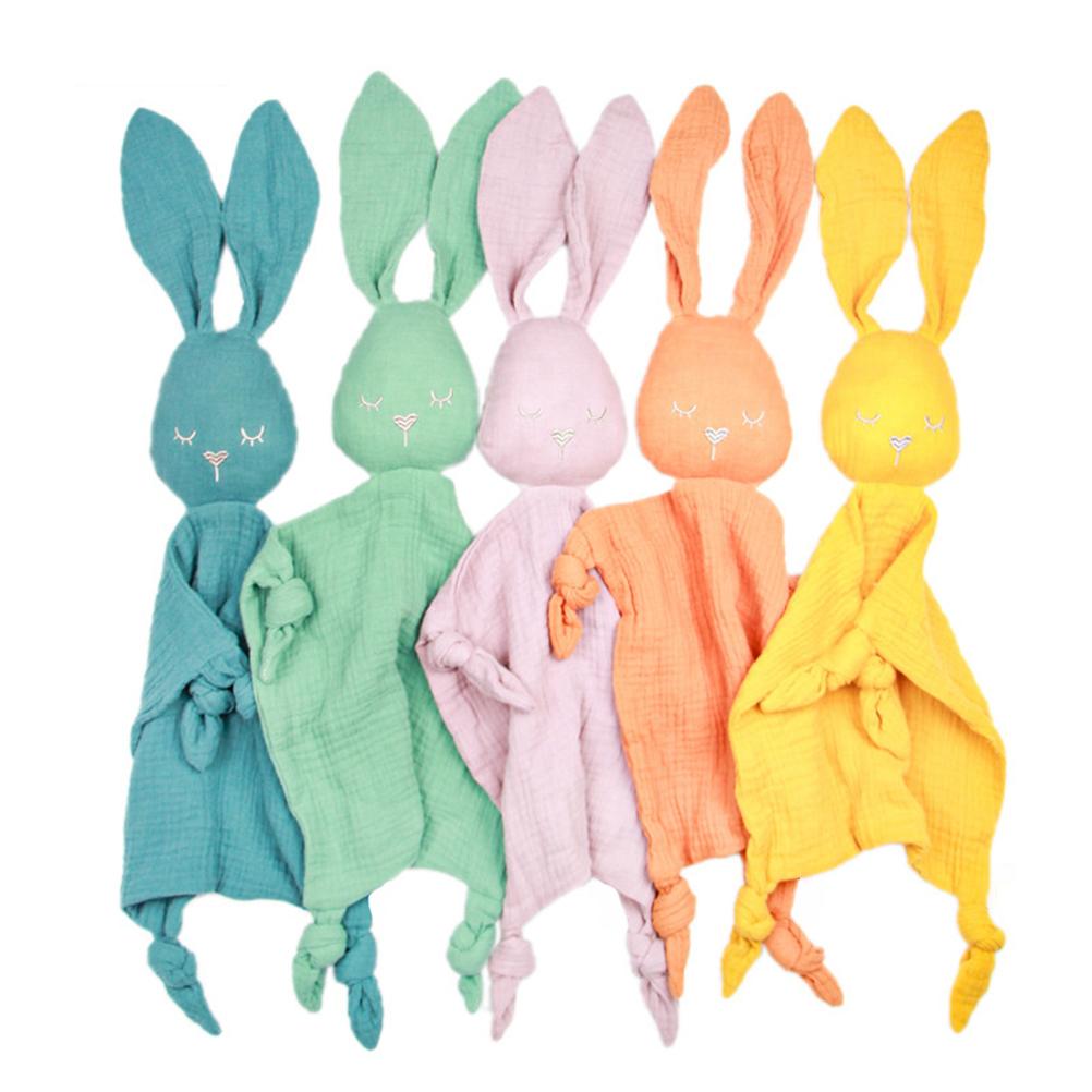 Baby Comfort Blanket Baby Safety Blanket Rabbit Cuddly Toy Soft Gifts for Newborn Boys and Girls
