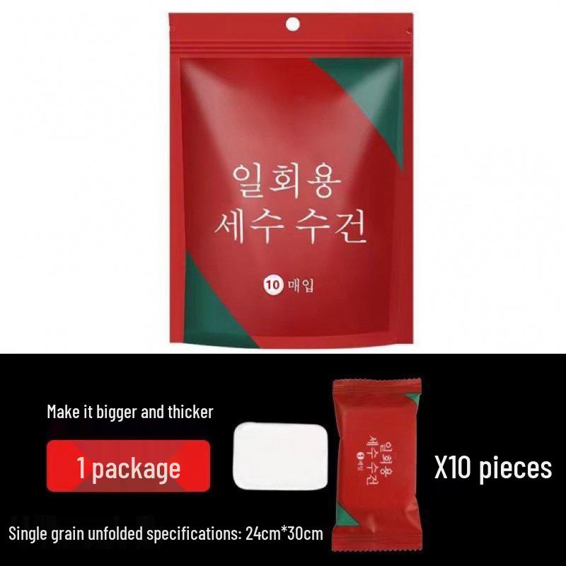 Thickened Travel Disposable Face Towels - Compressed, Comfortable, Soft, and Ideal for Home or Business Trip.