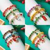 Holiday Themed Alloy Hand Jewelry Trio For Women Christmas Celebration Gift