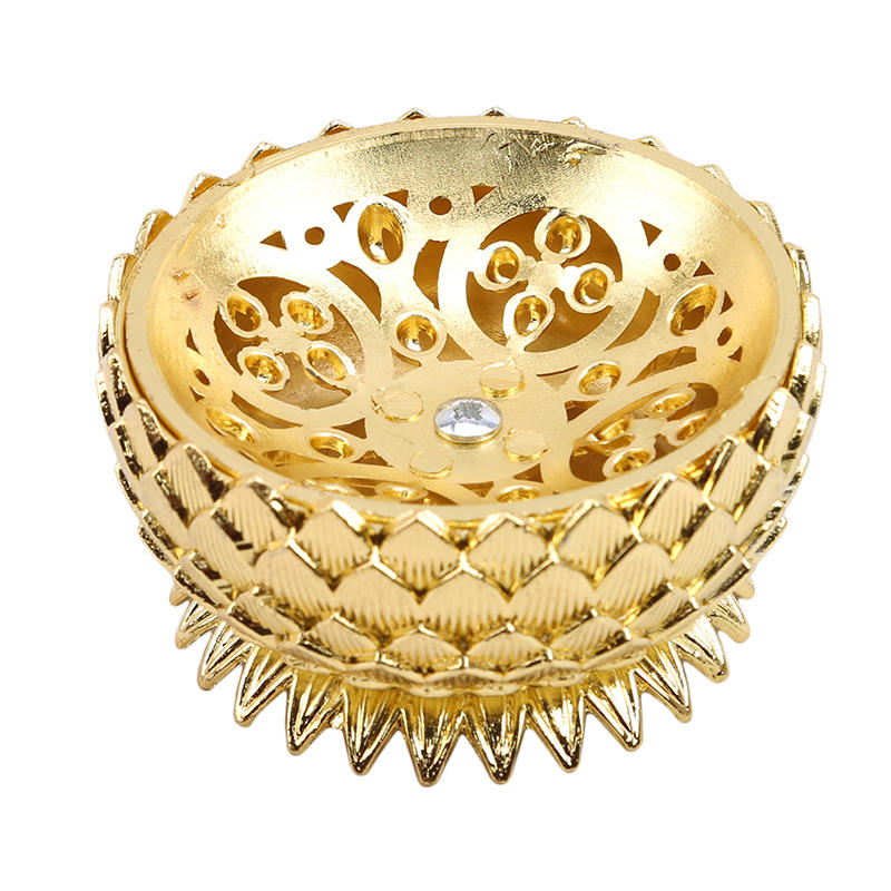 Lotus Incense Burner Alloy Eight Treasure Plate Incense Burner