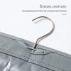 1Pcs Gray Hanging Handbag Organizer Waterproof Clear Sundry Bag New Storage Bag  Door Wall