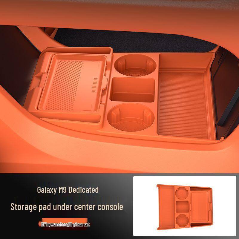 

Galaxy M9 Center Console Silicone Storage Box for Car Interior Modification.