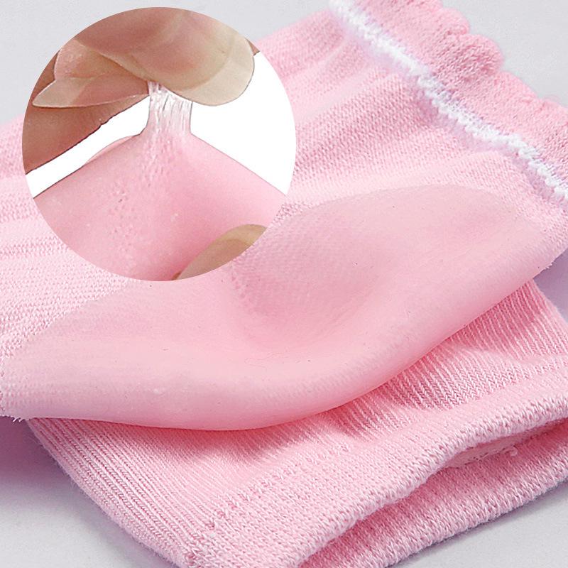 Gel Sports Elbow Pad & Anti-Abrasion Heel Socks with Lace Cups