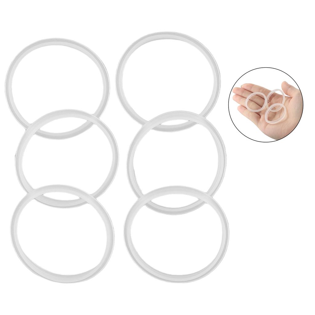 Lid Ring Sealing Ring Gaskets Kit Outodor Replacement Silicone Water Cup 6pcs Easy To Clean High Quality Material