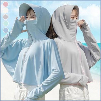 Outdoor Riding Sun Protection Clothing Female UV Protection Sun Protection Jacket Loose Ultra-thin Dust Shirt