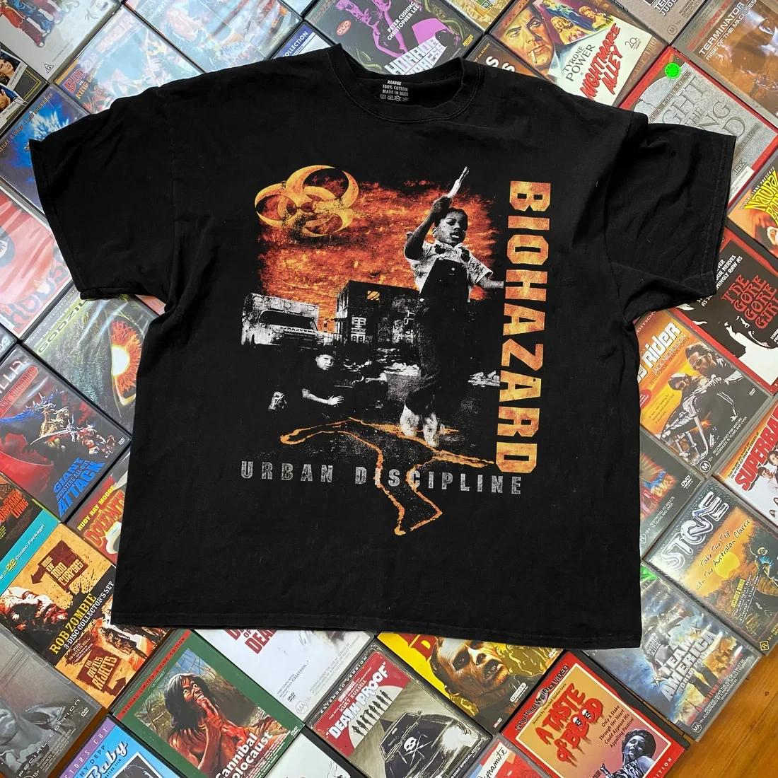 Vintage Biohazard 1992 vintage tshirt, retro tshirt XL