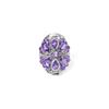 Vintage Purple Amethyst 925 Sterling Silver Ring - Boho Gemstone Jewelry