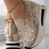 Schnür-Flats Plateau Damen Sportschuhe Mesh Atmungsaktive Sneaker 2025 Sommer Neu Lässige Sandalen Laufen Strand Rocken Tanzschuhe