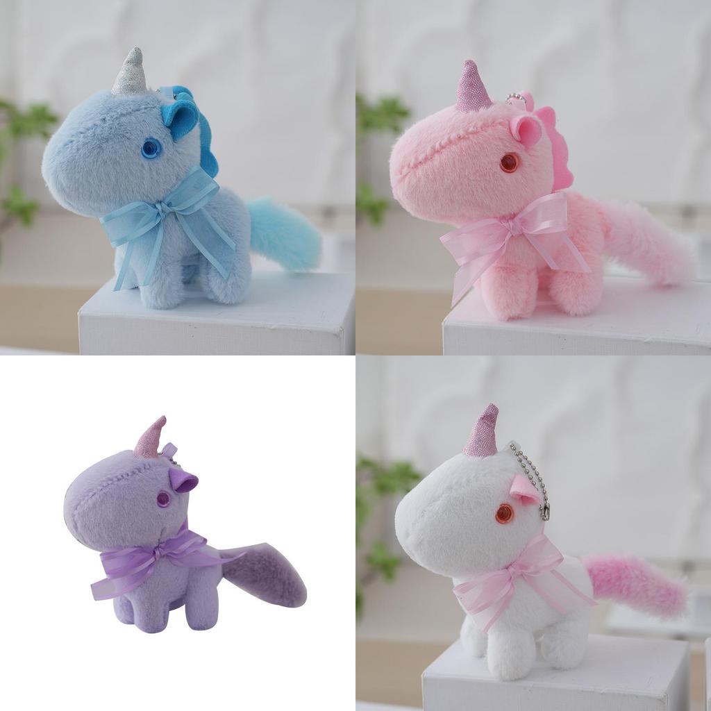 Adorable Plush Unicorn Keychain With Soft Pp Cotton Filling In Various Colors