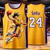 Canotta Fitness Retro Dragon Ball Estiva da Uomo Oversize Stampata in 3D Canotta Unisex per Famiglia Maglietta Sportiva per Bambini