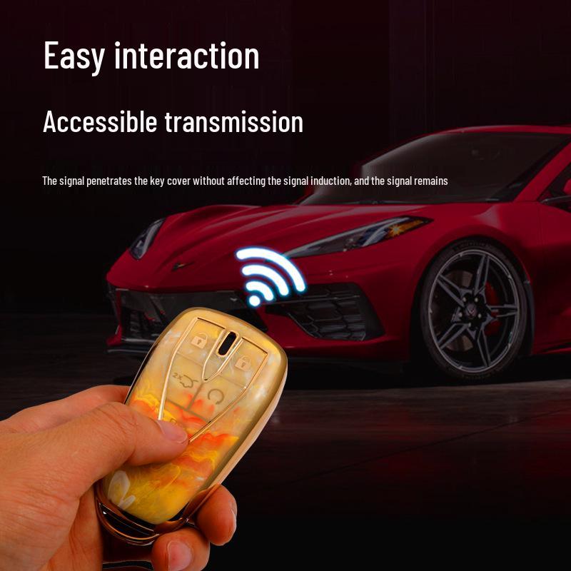 Compatible Changan CS75 Plus/CS55 Plus/Eado Plus/Oshan X5X7 Key Cover - Full Protection Case with Buckle