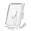 Acrylic Photo Frame Vase Modern Hydroponic Flower Vase Desktop Plant Holder Ornament Home Gift Wedding Table Center Decor
