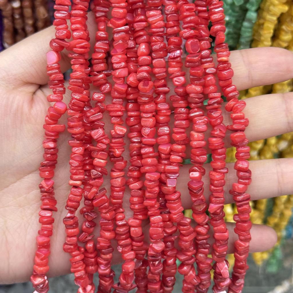 5mm Freshwater Shell Cube Beads for DIY Jewelry: String, Bracelet, Necklace Accessories