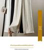 Women's High Waist Wide Leg White Linen-Cotton Pants - Korean Style, Slimming, Loose Fit, Straight Leg
