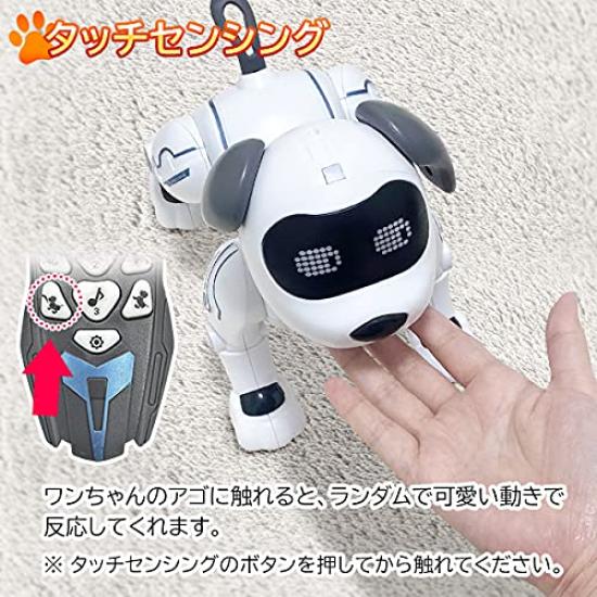 ROBOT PLAZA Robot Dog for Educational Easy Birthday Gift for Boys Kids, Toy, Pet, Programming,